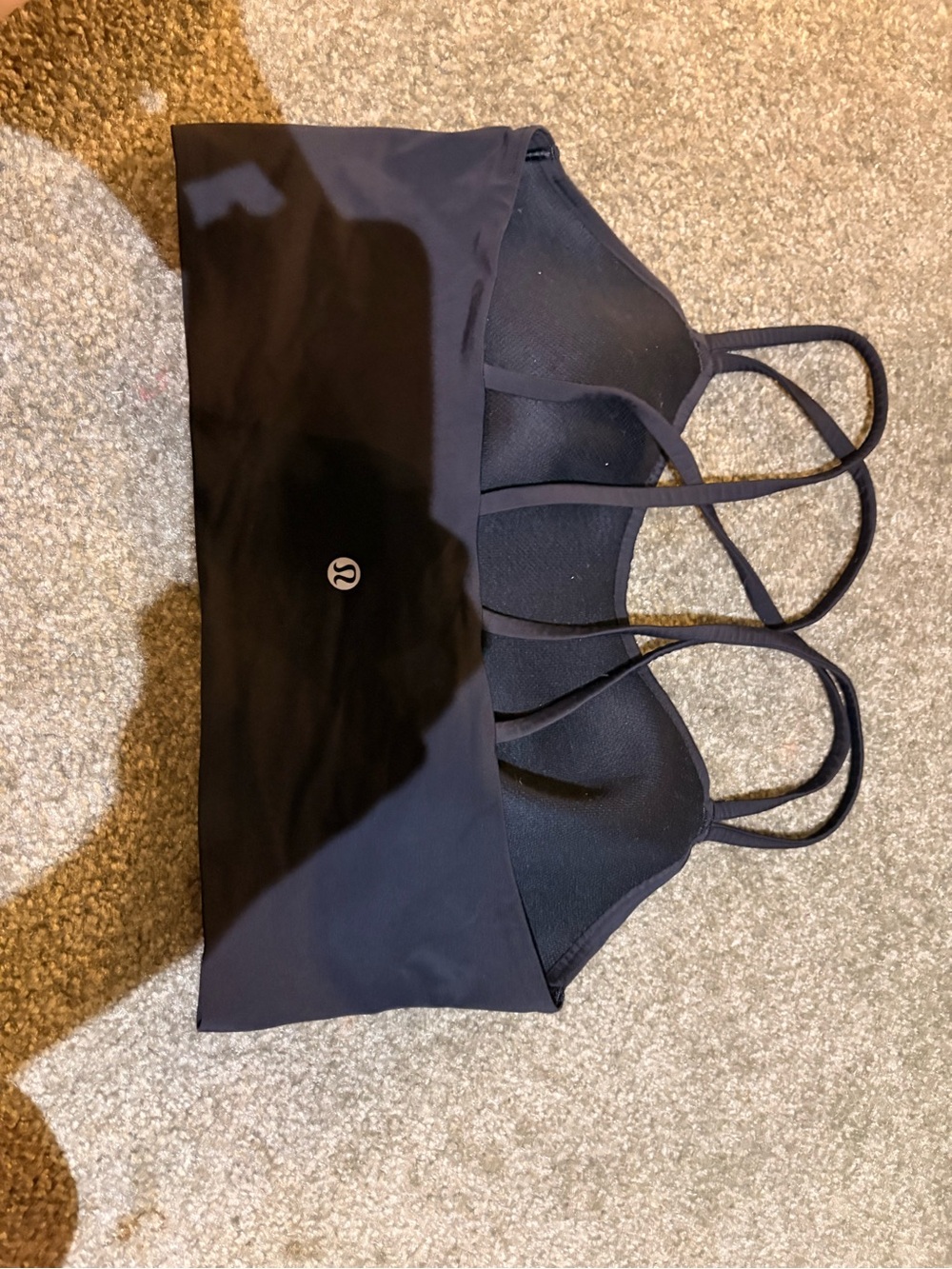 lululemon athletica Black Strappy Sports Bra